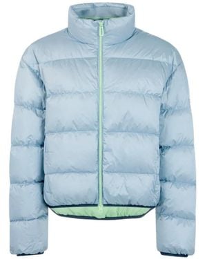 Marc Cain Quilted Puffer Jacket - Blue