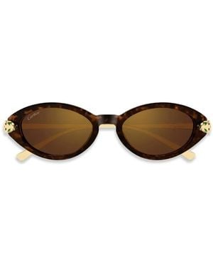 Cartier Gafas de sol con montura cat eye - Marrón