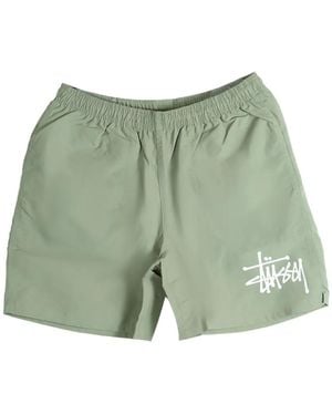 Stussy Water Big Basic Shorts - Green