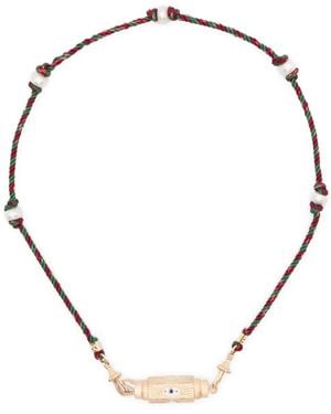 Marie Lichtenberg Evil Eye サファイア ネックレス 14kイエローゴールド - ナチュラル