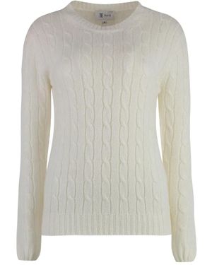 THE (Alphabet) Cable-Knit Jumper - Grey