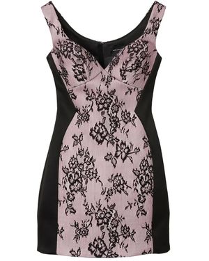 Marc Jacobs Sculpted Lace Shadow Dress - Black