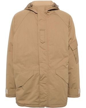 Comme des Garçons Hooded Quilted Down Jacket - Natural