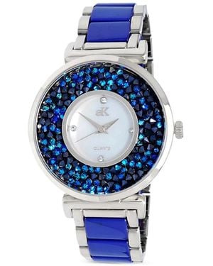 Adee Kaye Pisa Crystal 35Mm Watch - Blue