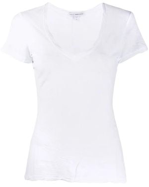 James Perse Twist Seam T-Shirt - White
