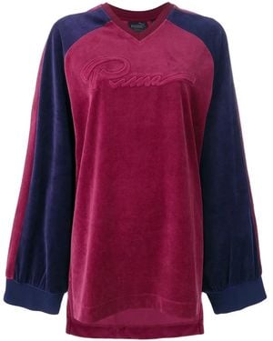 Fenty V-Neck Sweatshirt - Purple