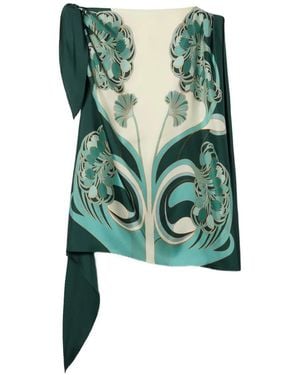 La DoubleJ Full-On Foulard Top - Green