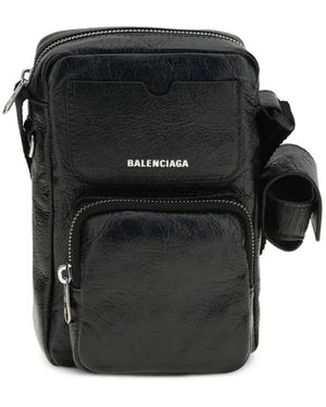 Balenciaga Superbusy Vertical Crossbody Bag in White for Men | Lyst UK