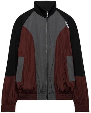 Gcds Veste À Design Colour Block - Marron