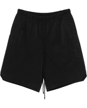 Fear Of God Logo-Embroidered Track Shorts - Black