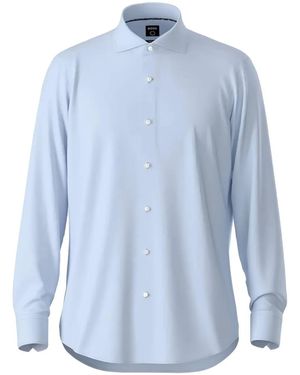 BOSS Spread-collar Shirt - ブルー
