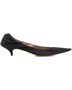 The Row 40Mm Liisa Court Shoes - Black