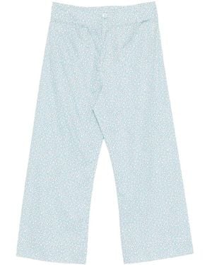 BLAKLACE Floral Trousers - Blue