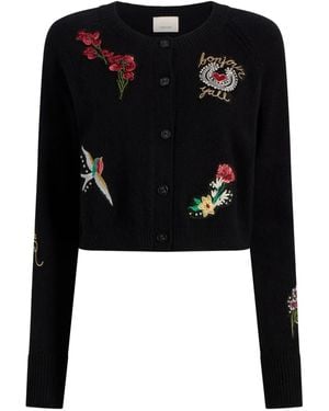 Cinq À Sept Western Amour Millie cardigan - Negro