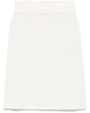 TOTEME Knitted Mini Skirt - White