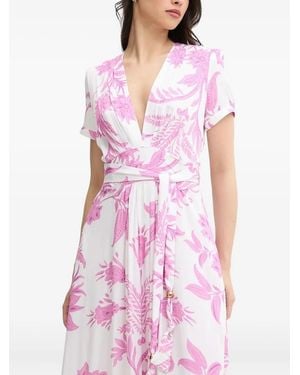 Melissa Odabash Floral-Print Maxi Dress - Pink