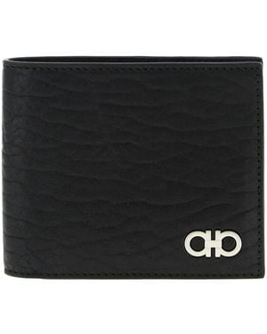 Ferragamo Portemonnaie Mit Gancini-Detail - Schwarz