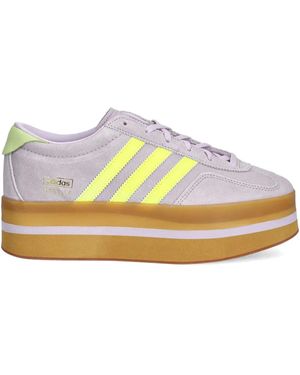 adidas Gazelle Stack Platform Trainers - Purple