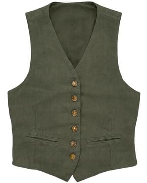 Fortela Demi Tailored Waistcoat - Green