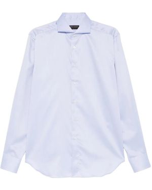 Dell'Oglio Chemise Boutonnée À Manches Longues - Blanc