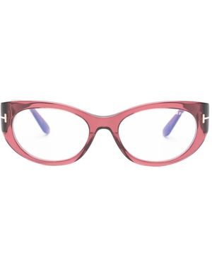 Tom Ford Gafas Con Montura Oval - Rosa
