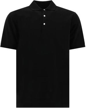 Beams Plus Short-Sleeve Cotton Polo Shirt - Black