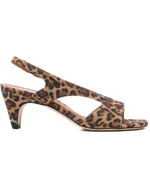 Evaluna Sandales À Imprimé Animalier - Multicolor