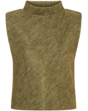 Philosophy Di Lorenzo Serafini High-Neck Sleeveless Top - Green