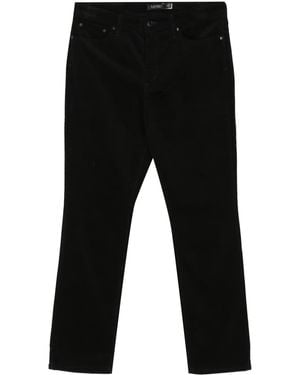 Ralph Lauren Mid-Rise Slim-Fit Trousers - Black