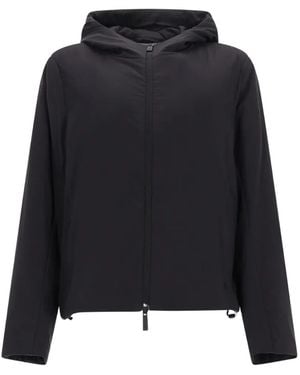 Laminar Hooded Zip-Up Jacket - Black