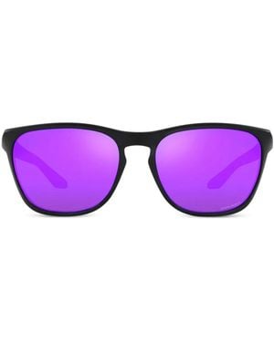 Oakley Lunettes De Soleil Manorburn À Monture Carrée - Violet