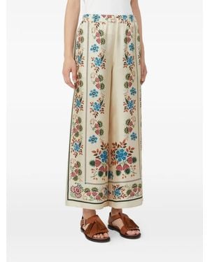 Weekend by Maxmara Wkdsnack Printed Pants - Metallic