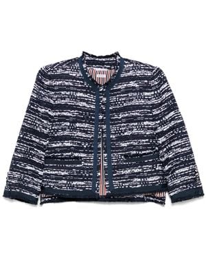 Thom Browne ツイード ジャケット - ブルー