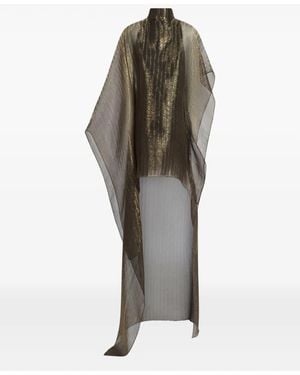 Taller Marmo Dallas Minikleid Aus Kaftan - Mettallic