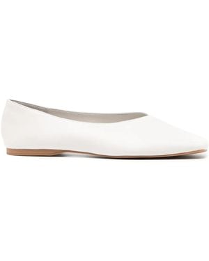 Senso Brynn Leather Ballerina Flats - White