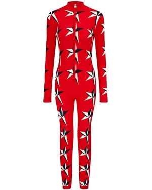 Perfect Moment Ski Intarsia-Knit Jumper - Red