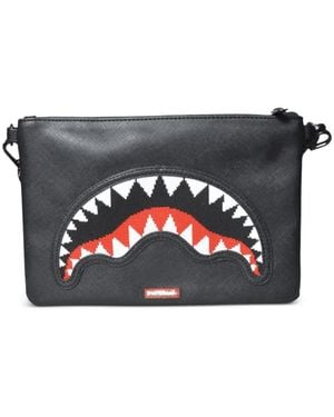 Sprayground Shark-Detail Pochette - Black