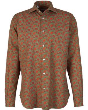 Vincenzo Di Ruggiero Printed Shirt - Brown