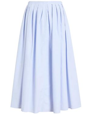 Proenza Schouler Austin Pleated Skirt - Blue