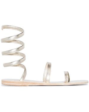 Ancient Greek Sandals Ofis Ankle-Wrap Sandals - White