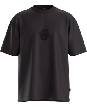 BOSS Logo-Detail T-Shirt - Black