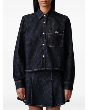 Lacoste Leichtes Jeanshemd - Blau