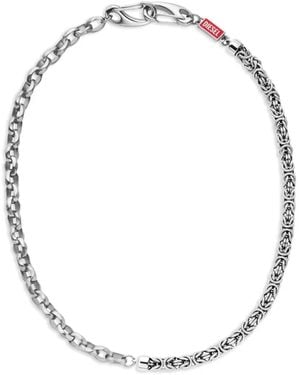 DIESEL Collana A Catena - Bianco