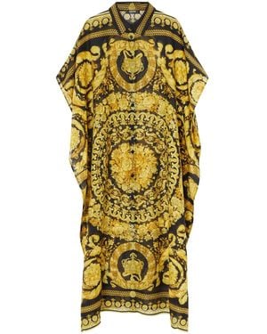 Versace Barocco Kaftankleid - Gelb