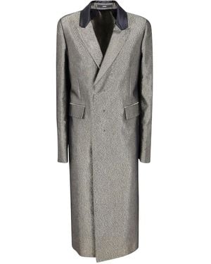 SAPIO Double-Breasted Coat - Gray