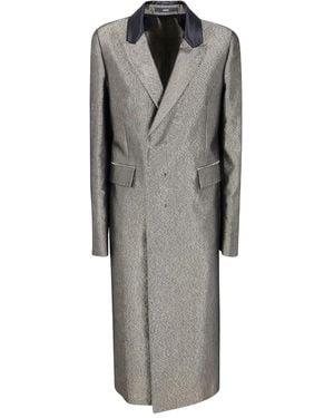 SAPIO Double-Breasted Coat - Grey