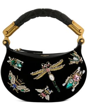 Balmain Mini Ébène Insect Bag - Black
