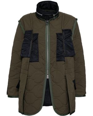 Sacai キルティング ジャケット - ブラック