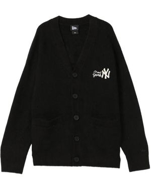 KTZ Écharpe Nervurée À Logo Brodé - Black