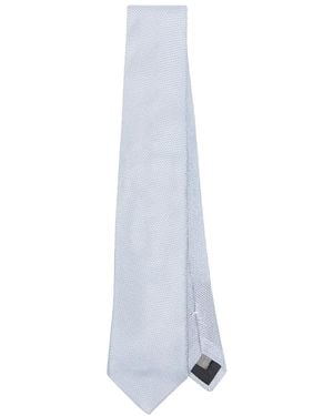 Fursac Zijden Stropdas - Wit
